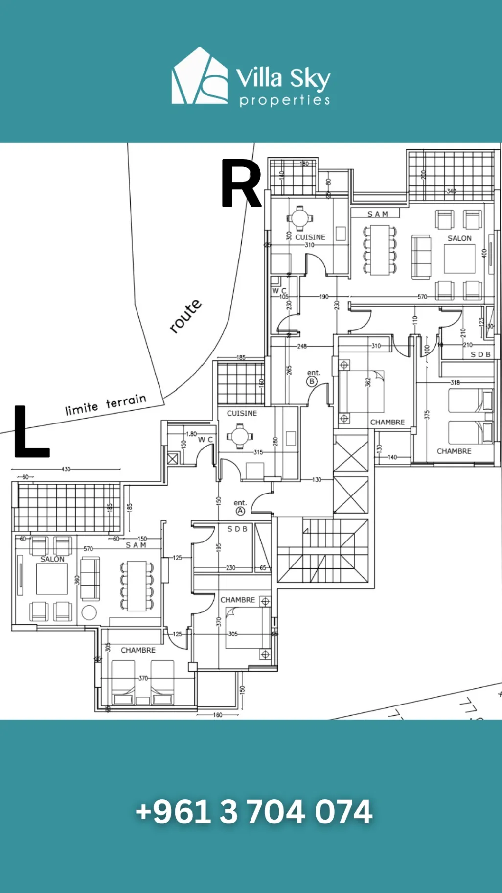 Apartment for sale in Zalqa, Lebanon