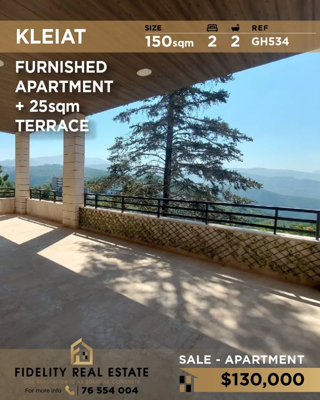 Apartment for sale in Qlayaat, Lebanon - 2 bed, 2 bath