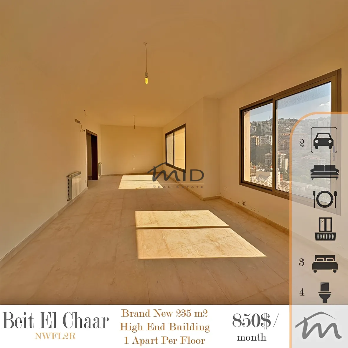 Residential in Beit el chaar, lebanon - 3 bed, 4.0 bath