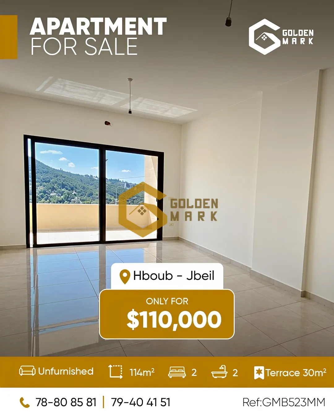 Apartment for Sale in Hboub