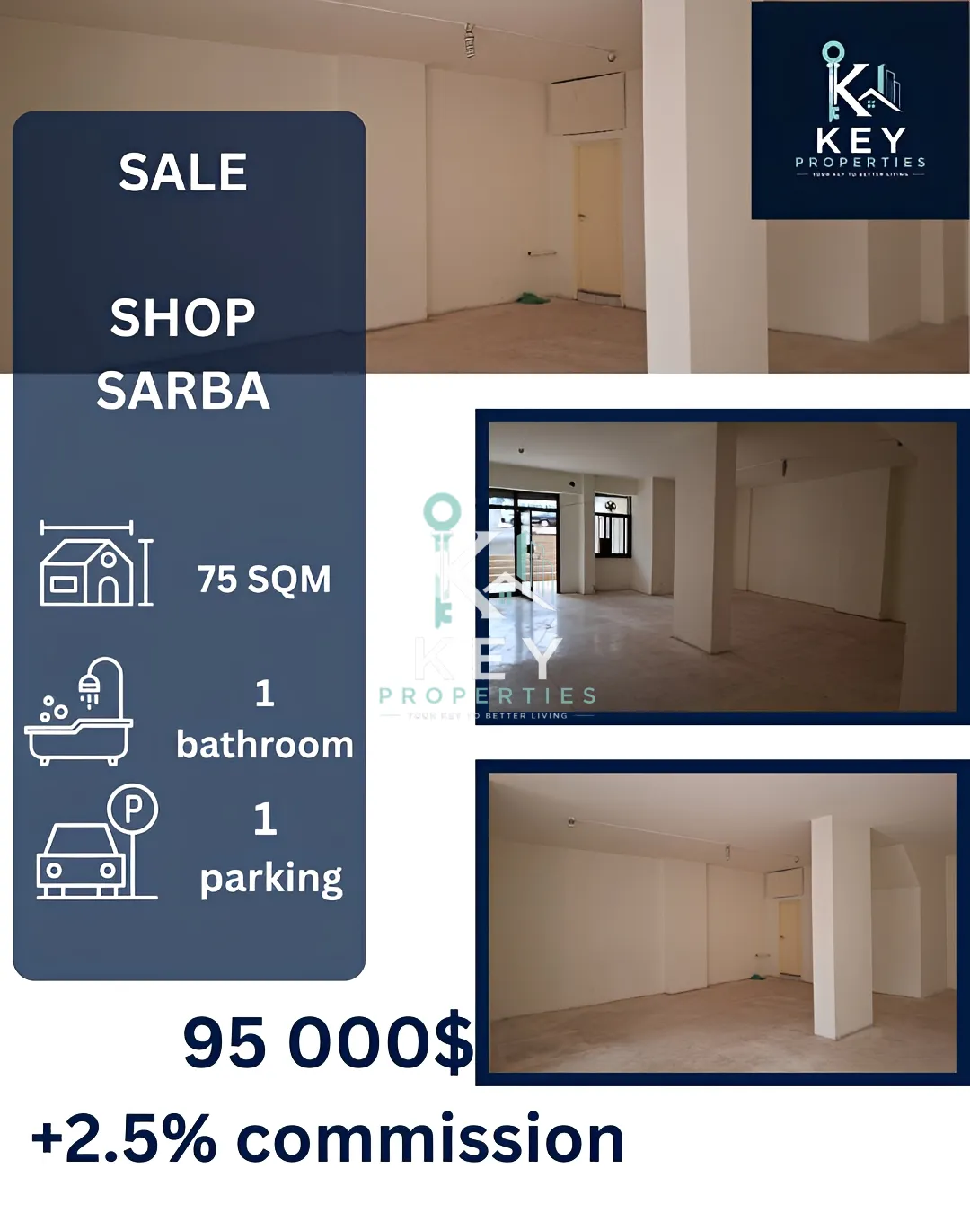 Shop for sale in Sarba, Lebanon