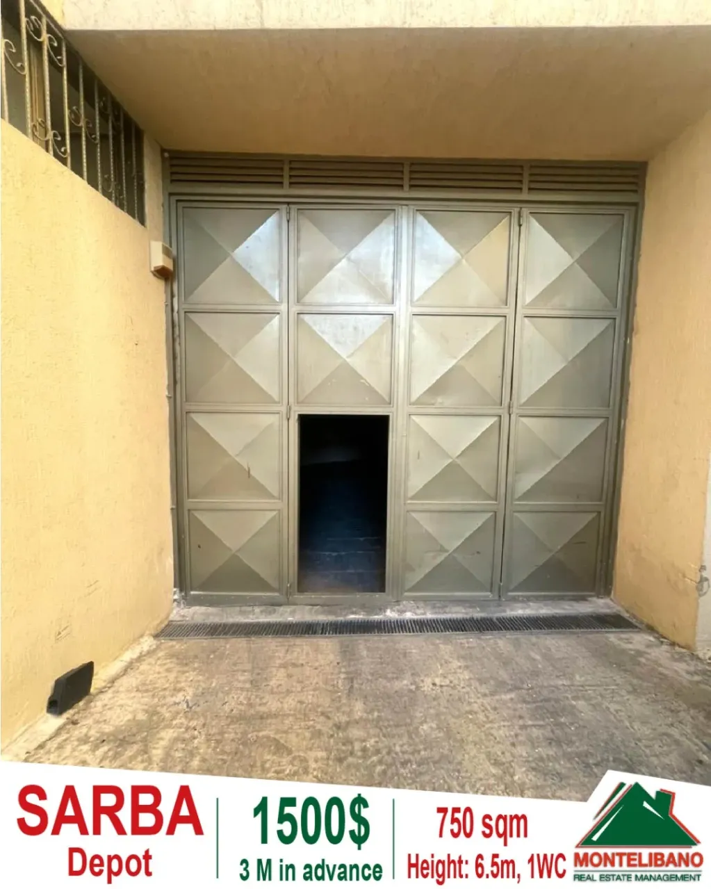 Warehouse for rent in Sarba, Lebanon