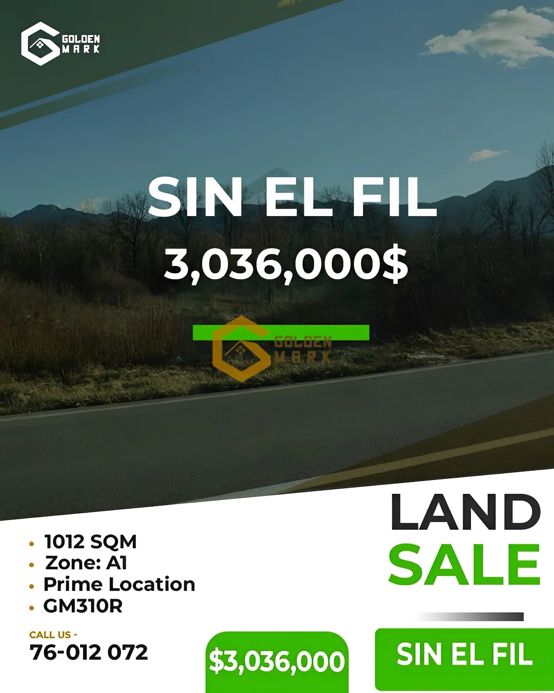 Land for Sale in Sin El Fil