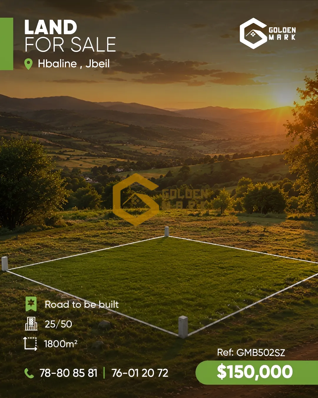 Residential Land for sale in Hbaline, Lebanon