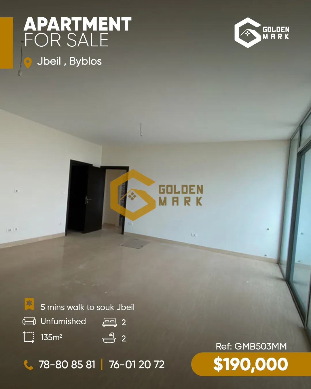Apartment for Sale in Byblos