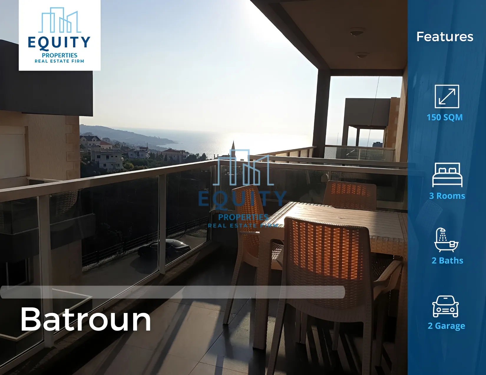 Apartment for Rent in Batroun