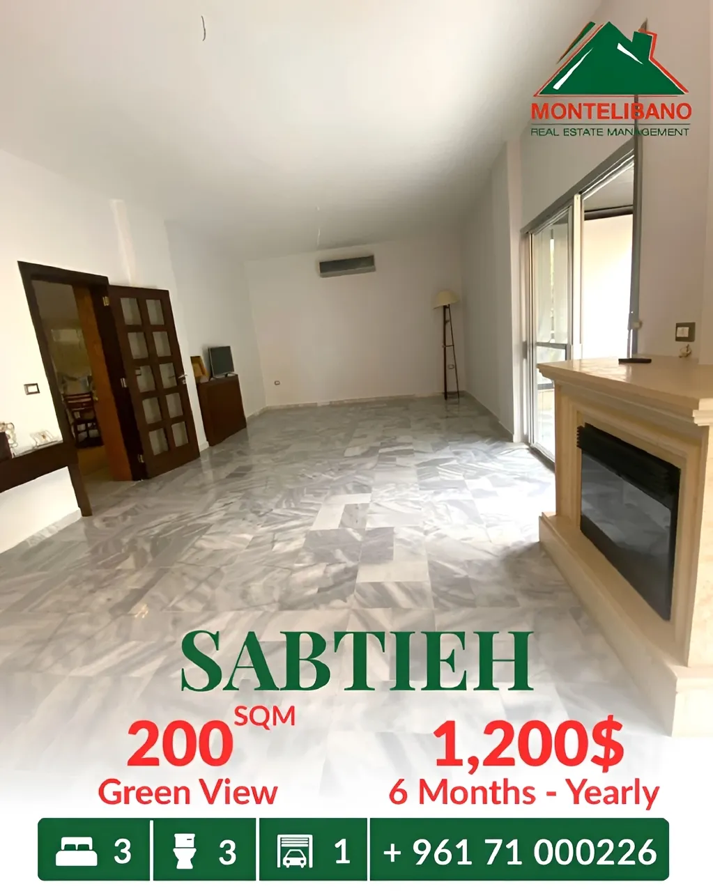 Apartment for rent in Rue 4, Lebanon