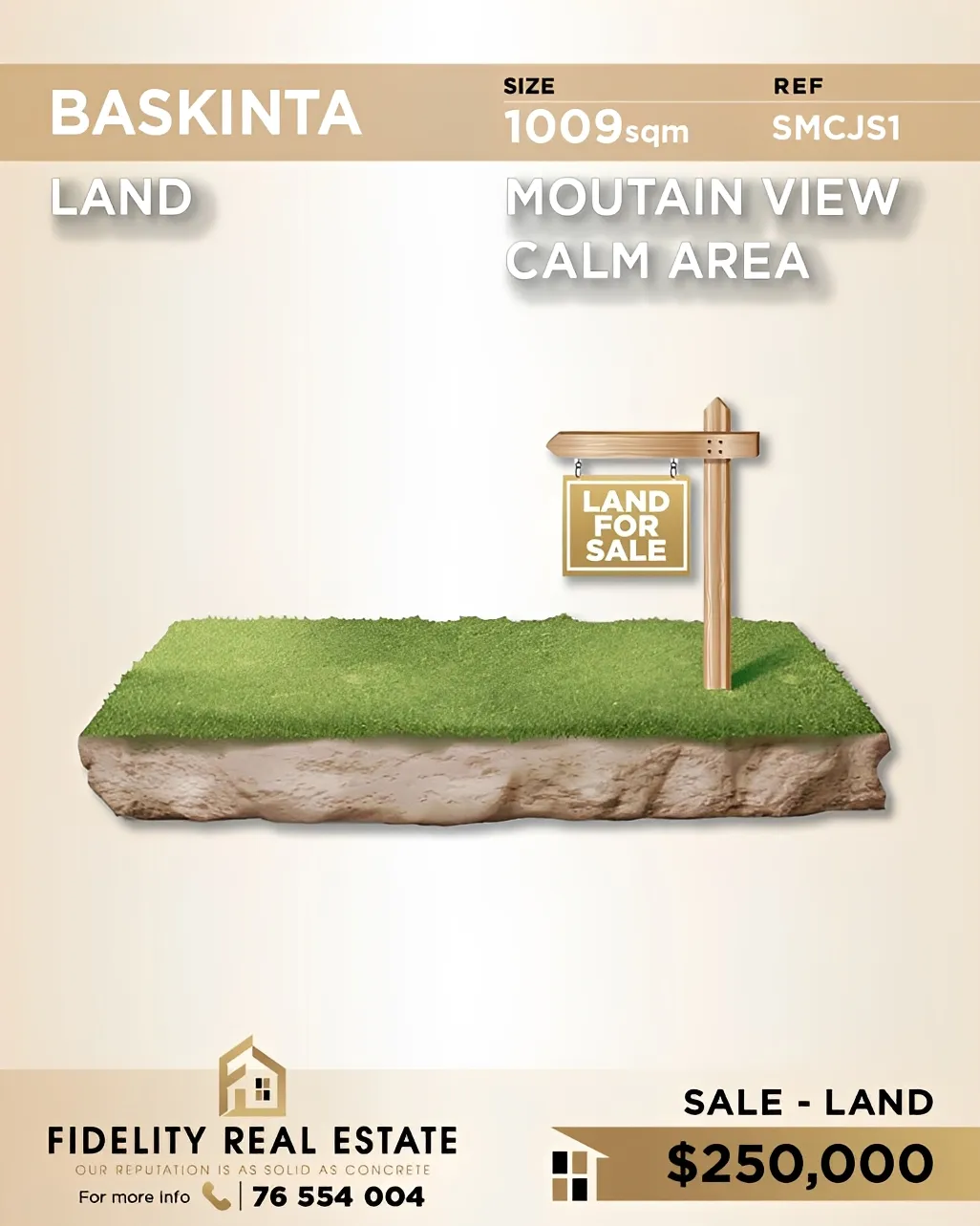 Residential Land for sale in Baskinta, Lebanon