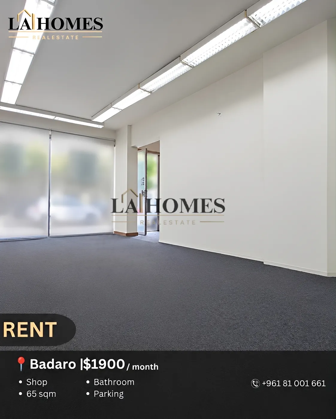 Shop for rent in Badaro