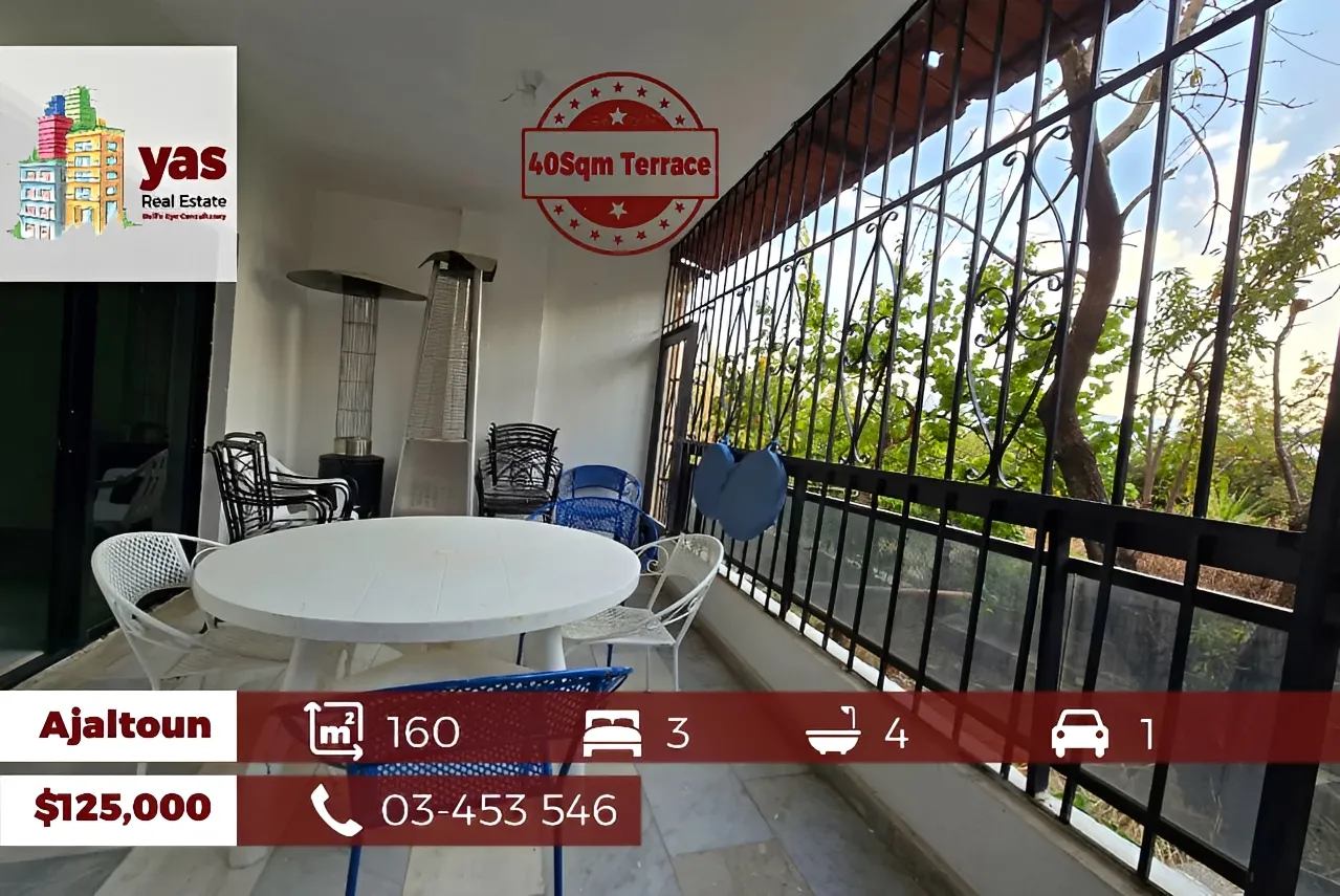 Apartment for Sale in Ajaltoun
