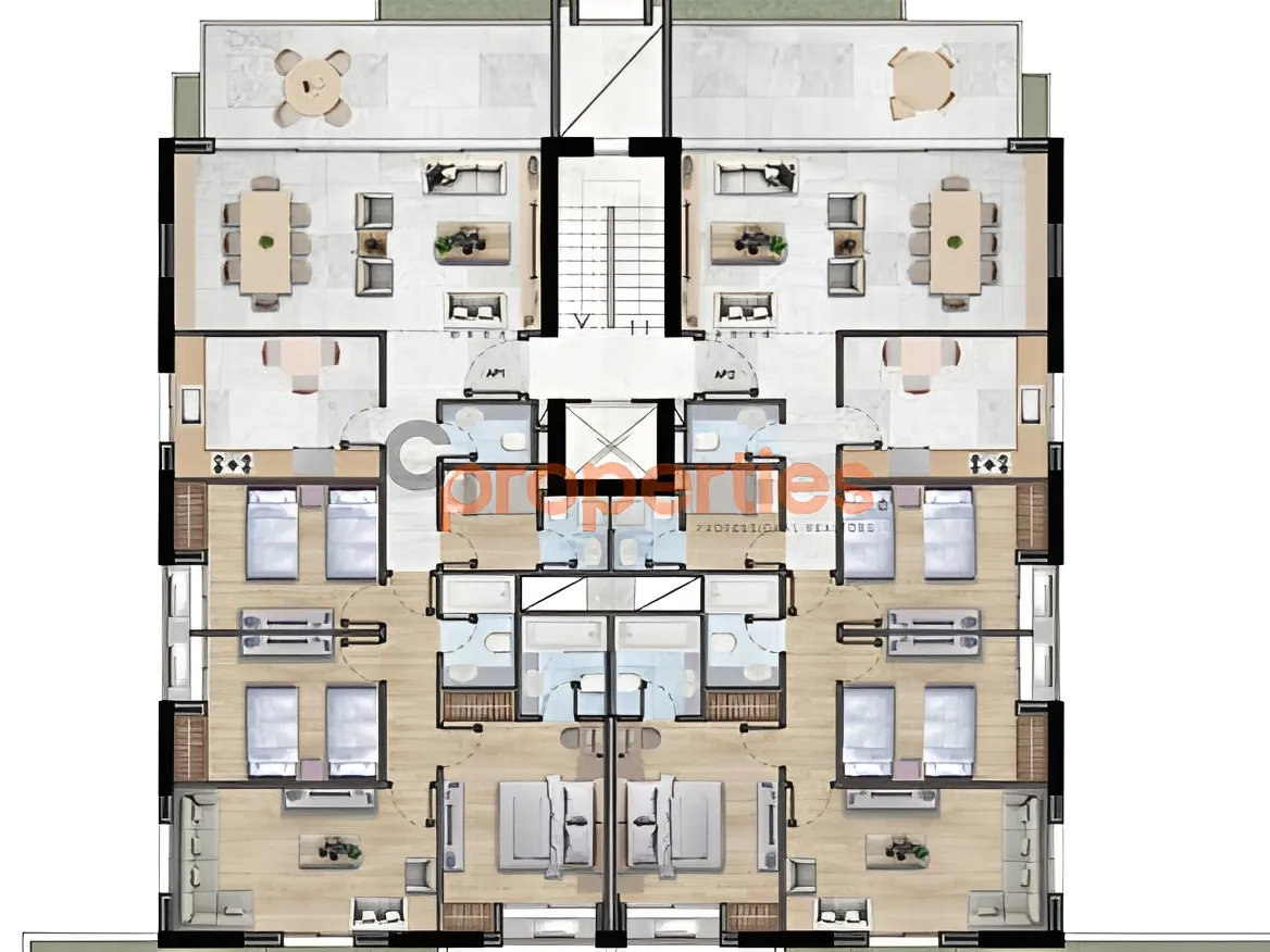 Apartment for Sale in Aaoukar - 3 bed, 4 bath