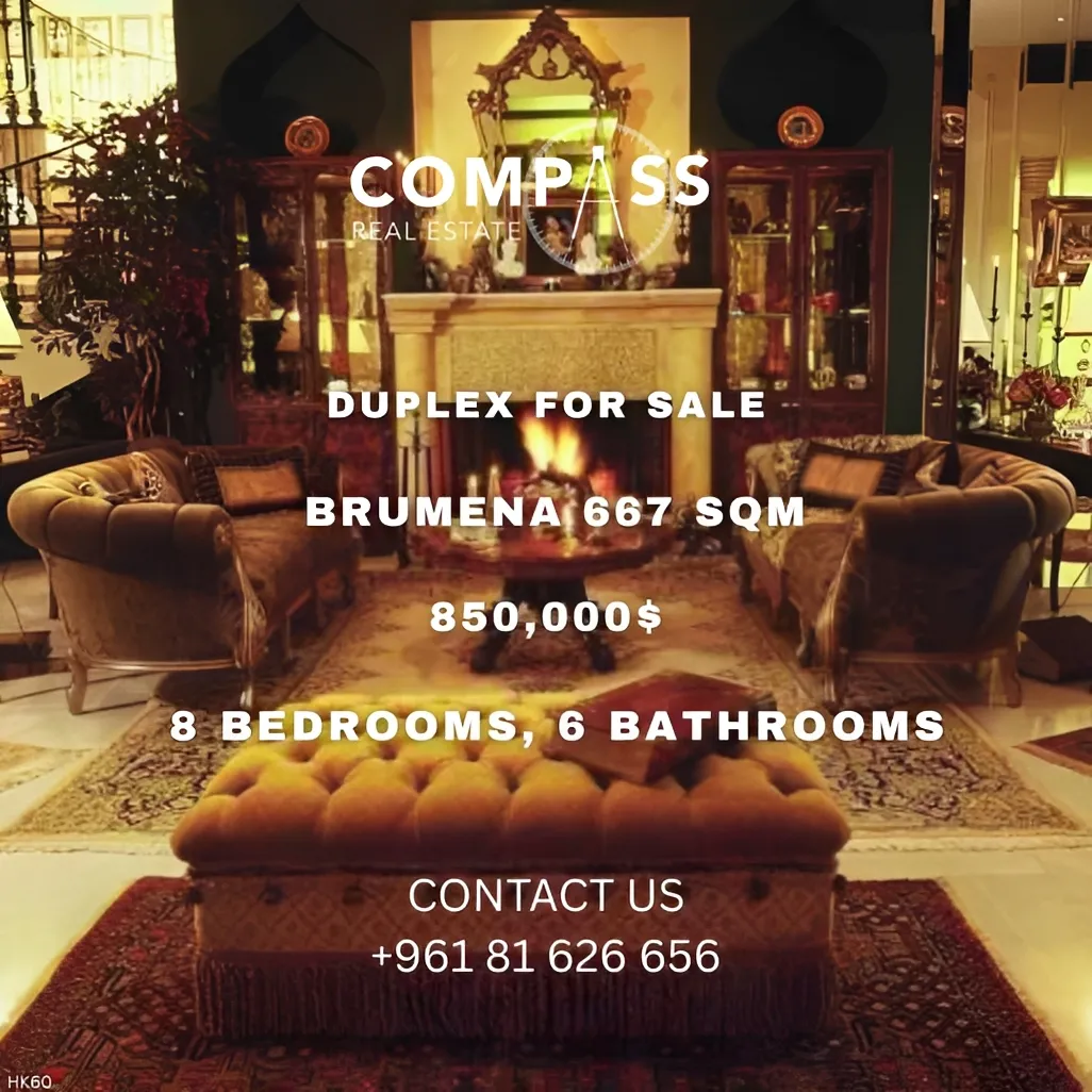 Duplex for sale in Broummana, Lebanon