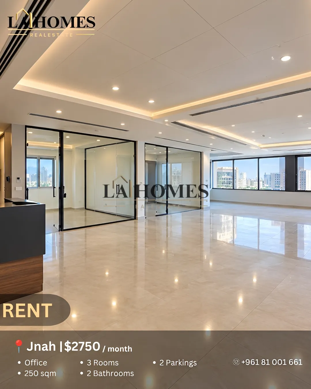 Office for rent in Jnah