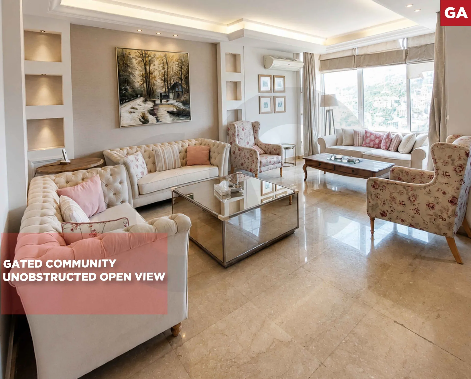 Apartment for Sale in Mansourieh - 3 bed, 4 bath
