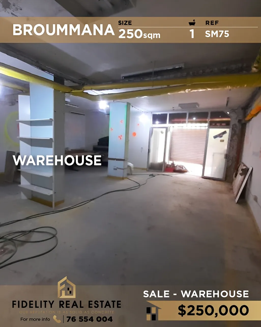 Warehouse for sale in Broummana, Lebanon