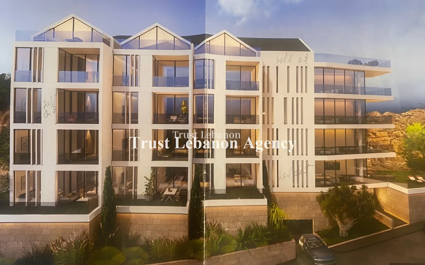 Apartment for sale in Mansourieh, Lebanon - 2 bed, 3 bath