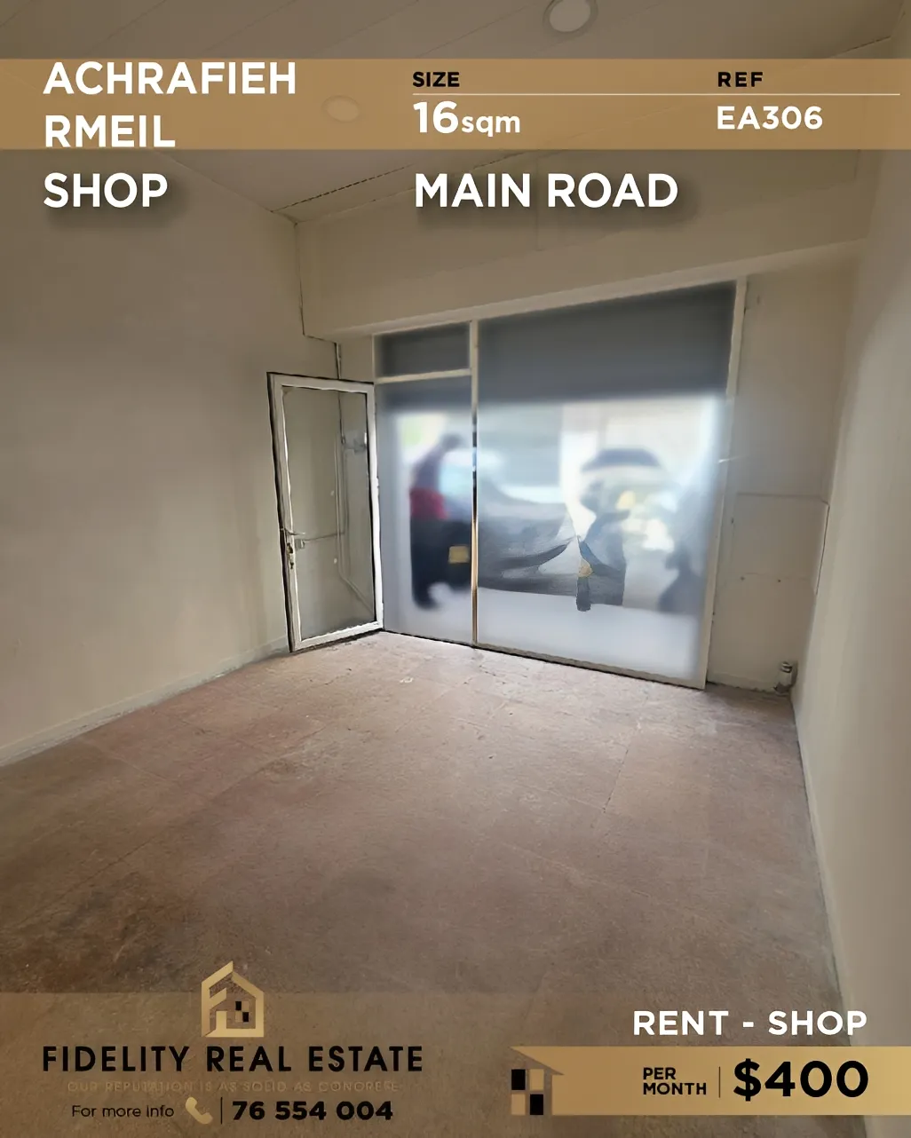 Shop for rent in Achrafieh, Beirut, Lebanon