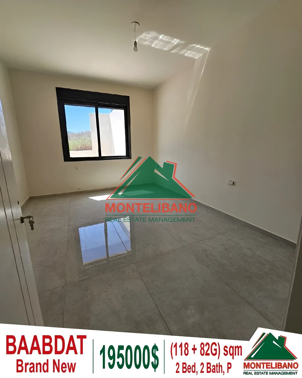 Apartment for Sale in Baabdat, Lebanon - 2 bed, 2 bath