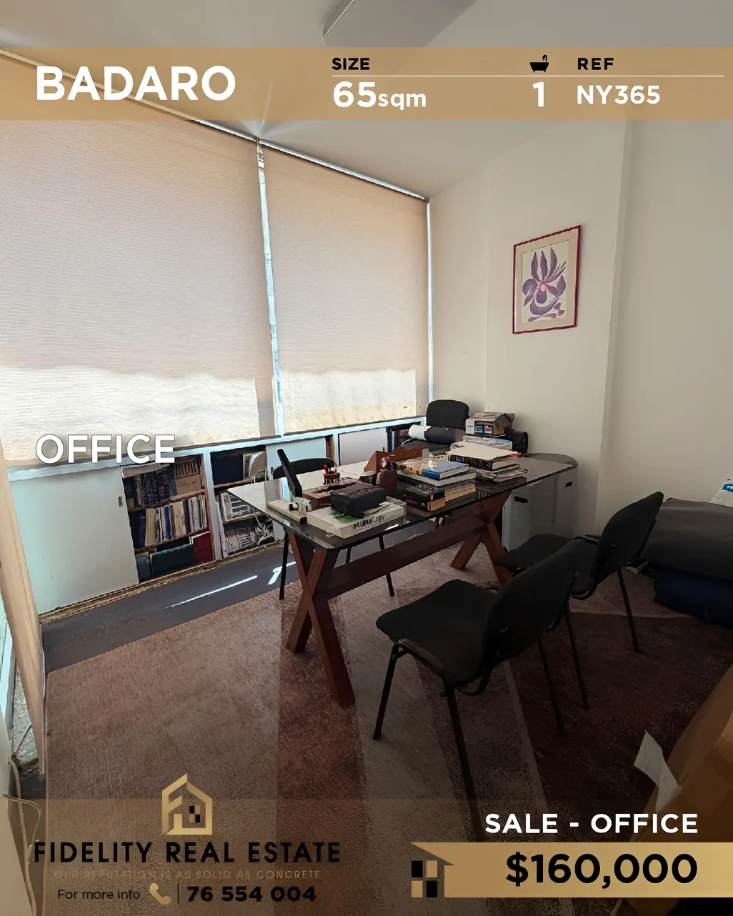 Office for sale in Badaro, Beirut, Lebanon