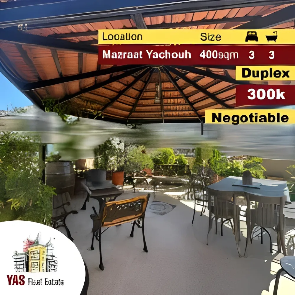 Apartment for Sale in Mazraat Yachou - 3 bed, 3 bath