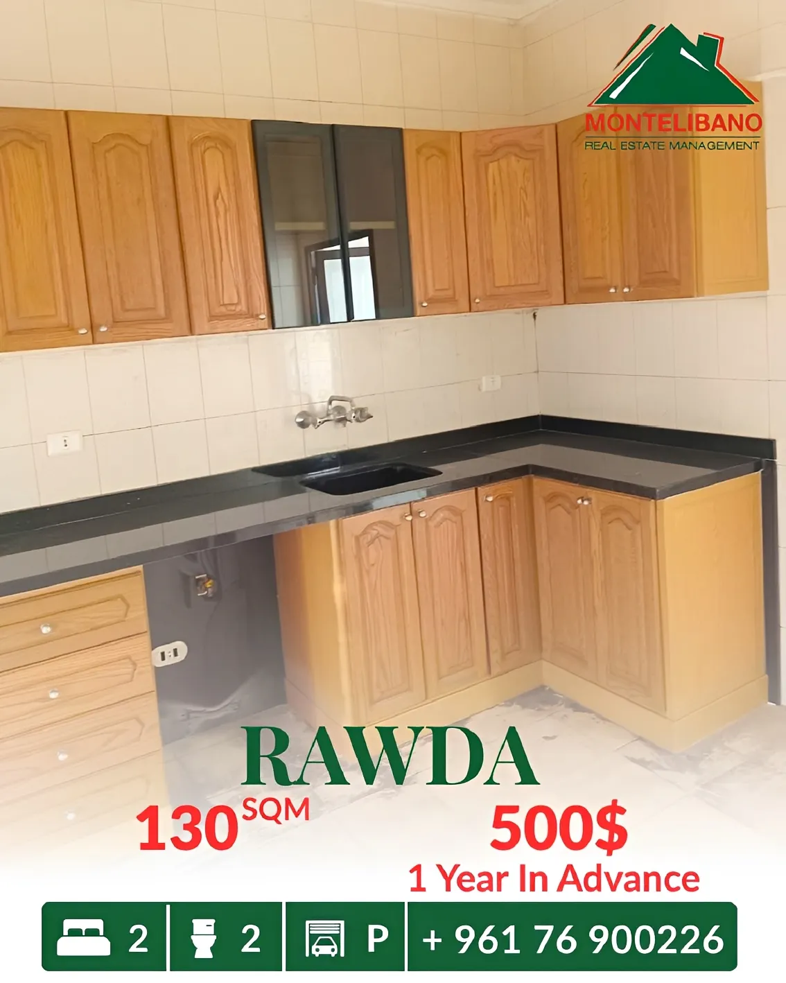 Apartment for rent in Rawda, Metn, Lebanon