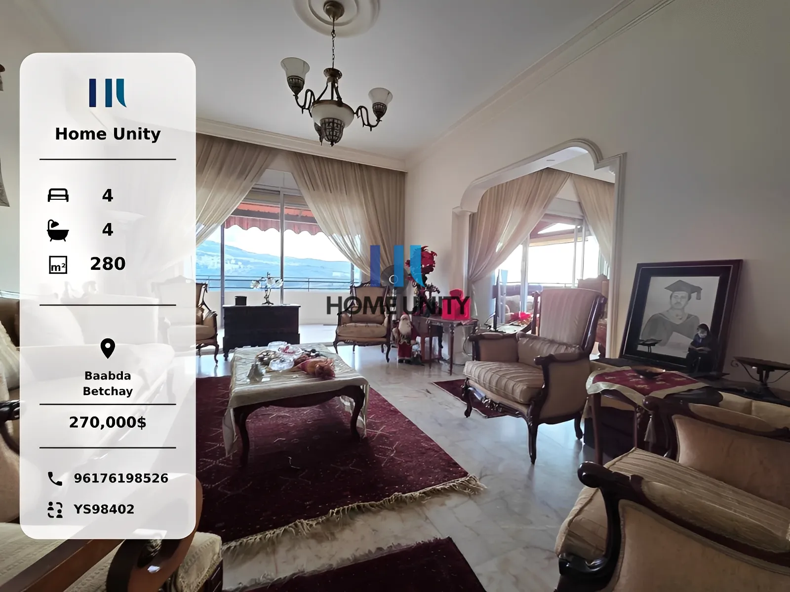 Apartment in Baabda, lebanon - 4 bed, 4.0 bath