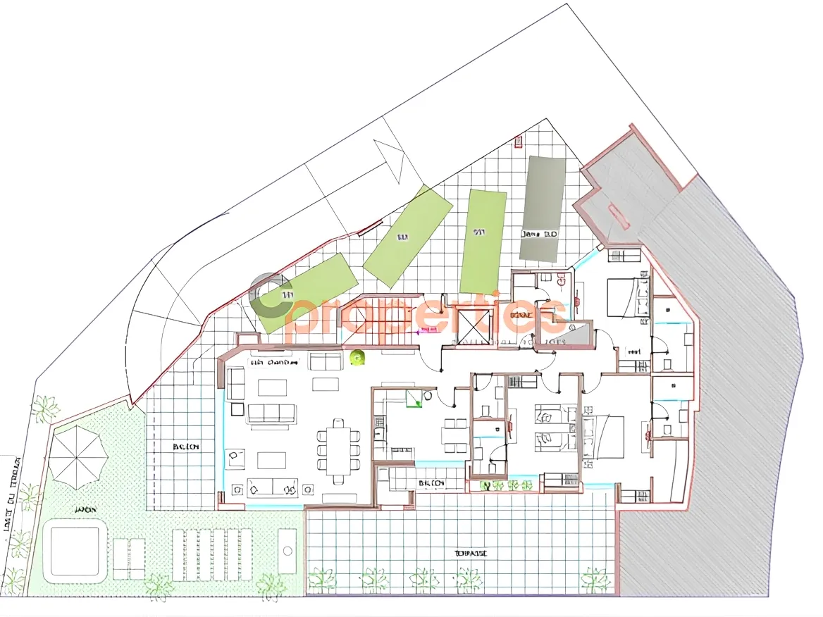 Apartment for Sale in Aaoukar - 3 bed, 5 bath