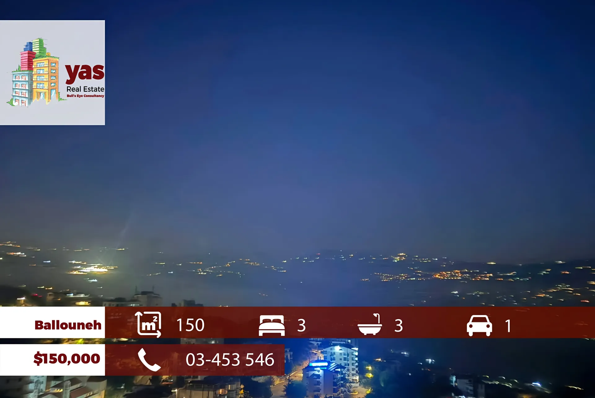 Apartment for Sale in Ballouneh