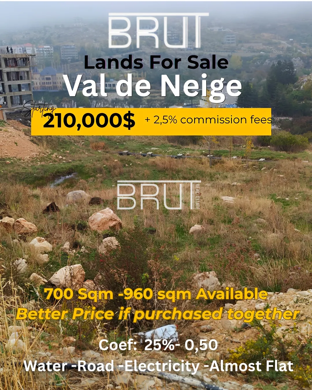 Residential Land for sale in Kfardebian