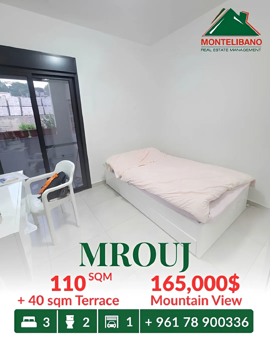 Apartment for sale in Mrouj, Lebanon