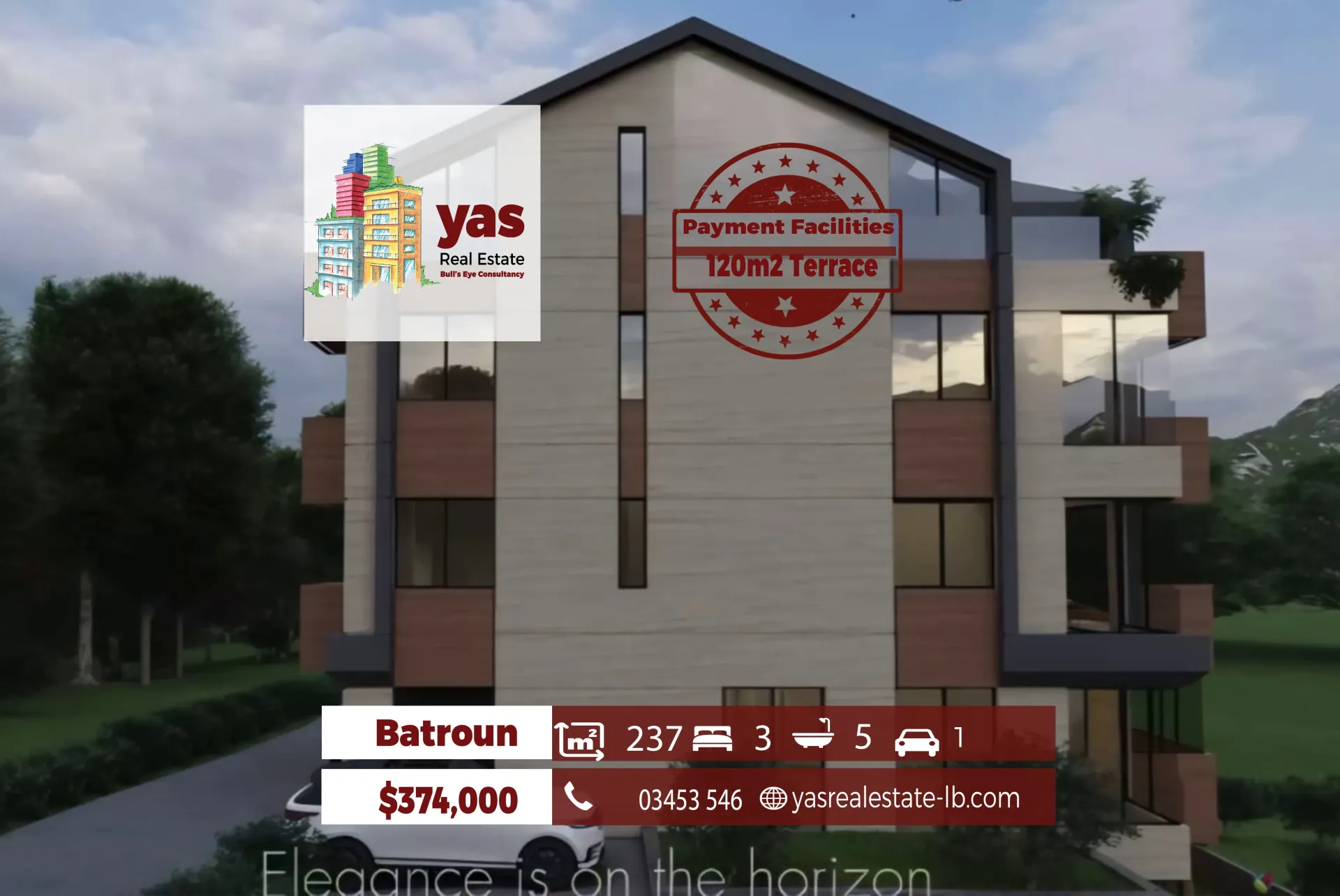 Apartment for Sale in Batroun