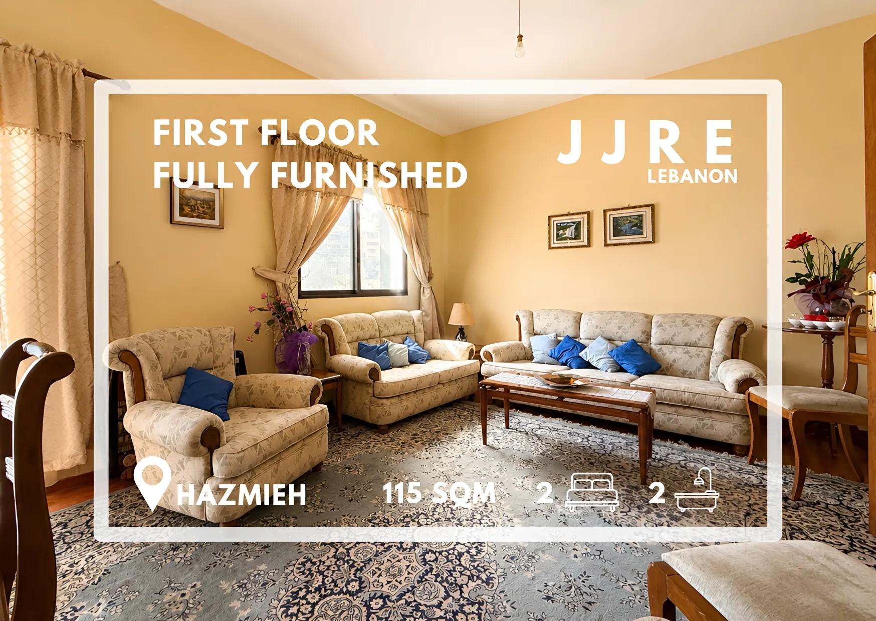 Apartment for sale in Hazmieh, lebanon - 2 bed, 2.0 bath