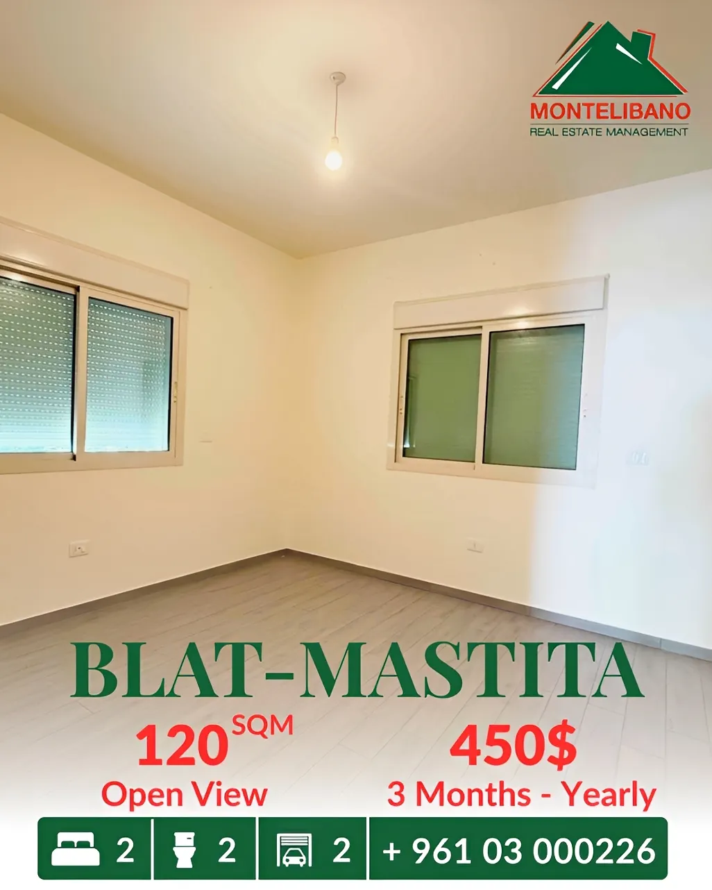Apartment for rent in Blat