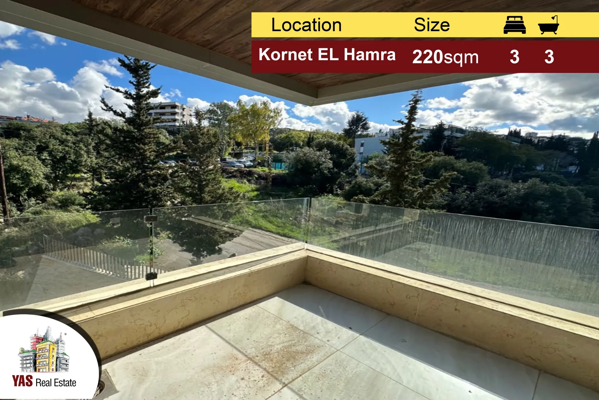 Apartment for Sale in Kornet El Hamra