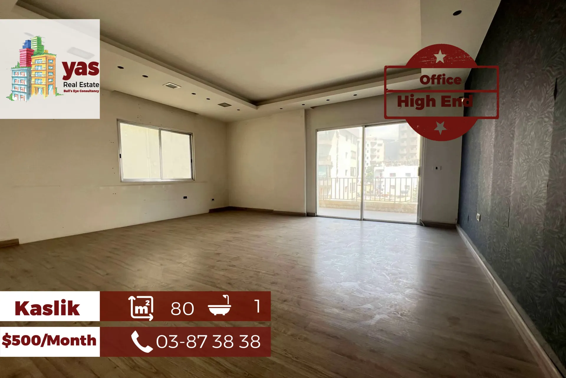 Office for rent in Kaslik