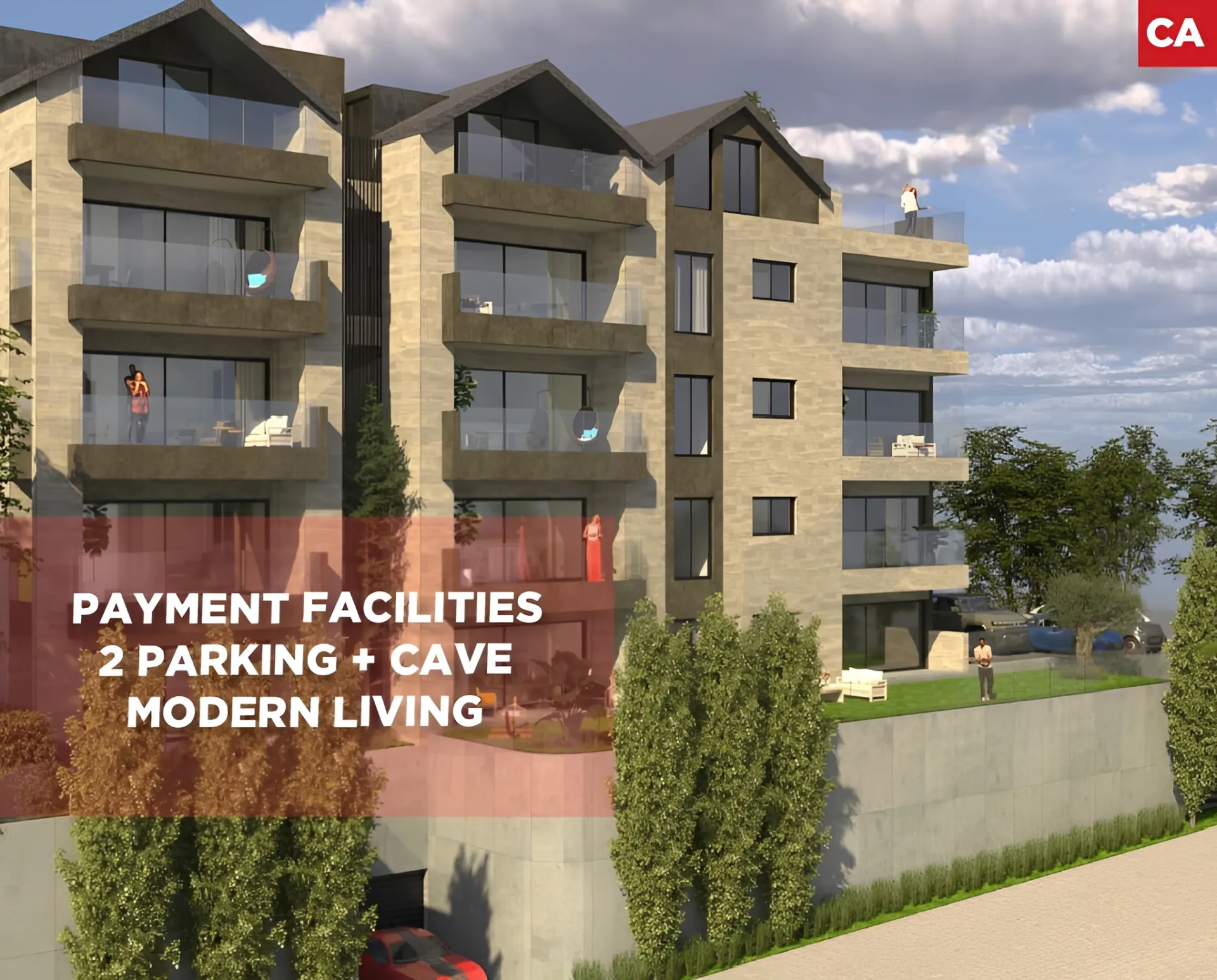 Apartment for Sale in Fatqa, Lebanon - 2 bed, 2 bath