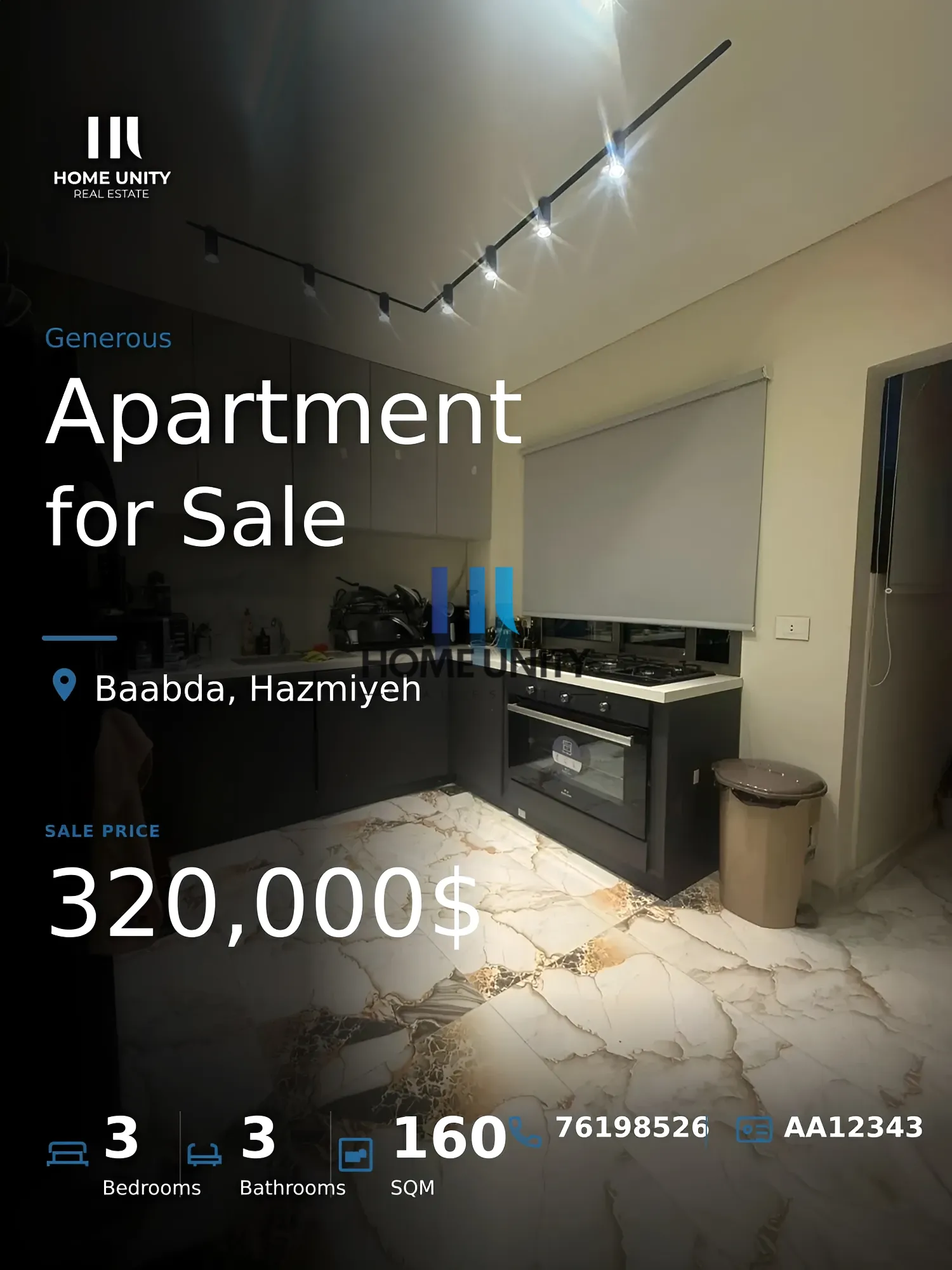 Apartment for Sale in Hazmieh