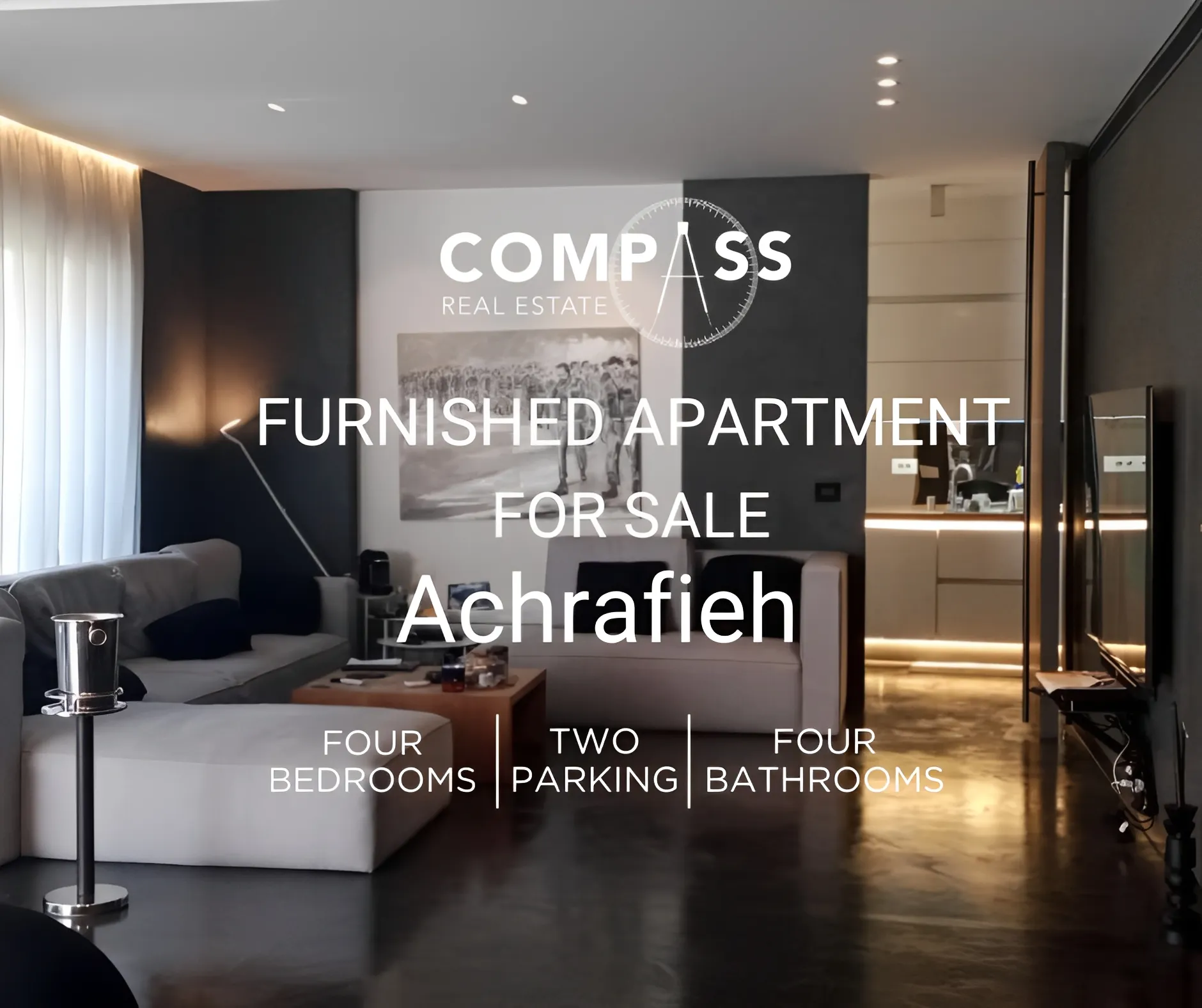 Apartment for Sale in Achrafieh, Beirut, Lebanon - 4 bed, 4 bath