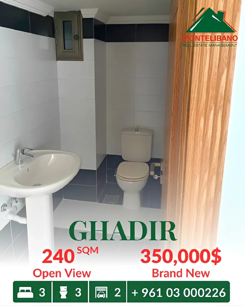 Apartment for sale in Ghadir, Lebanon