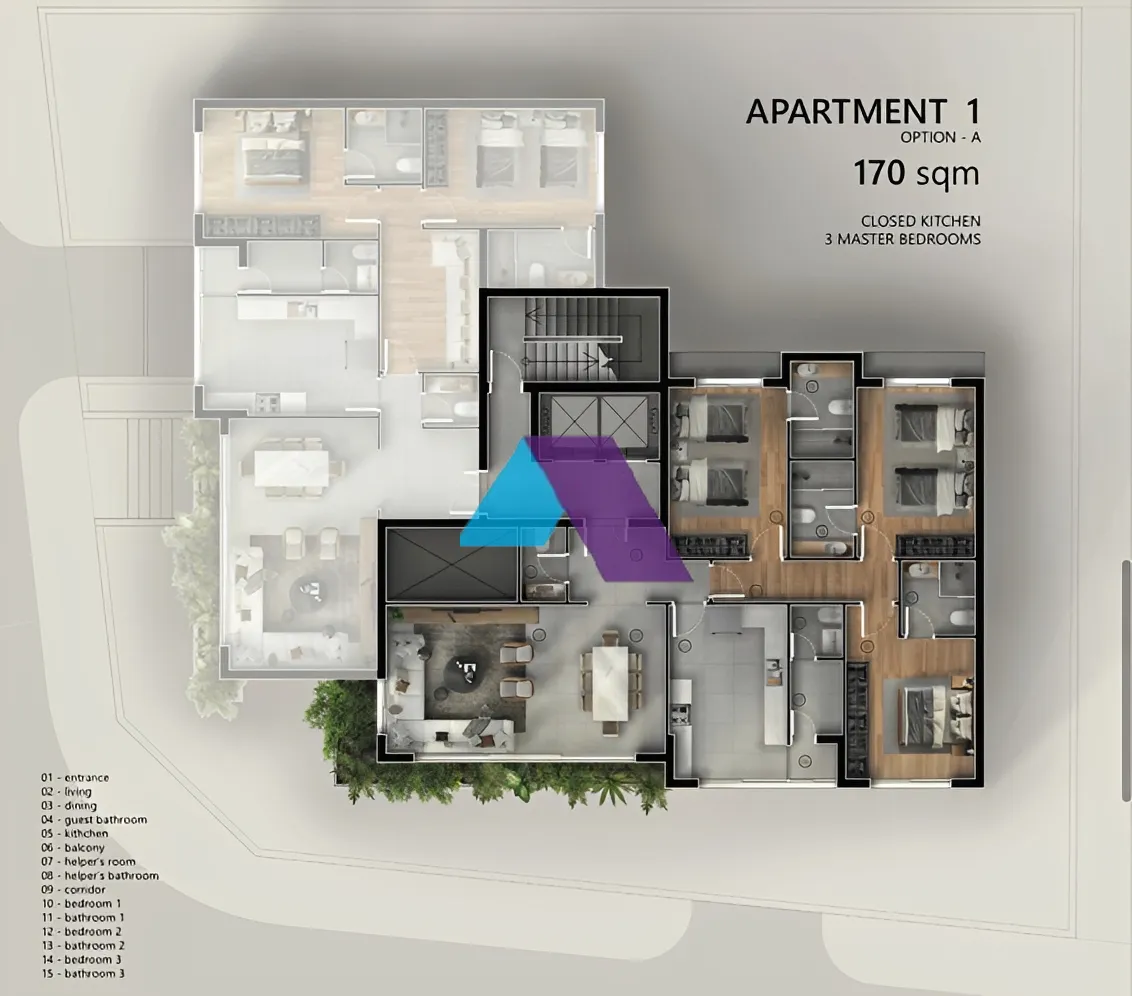 Apartment for Sale in Achrafieh