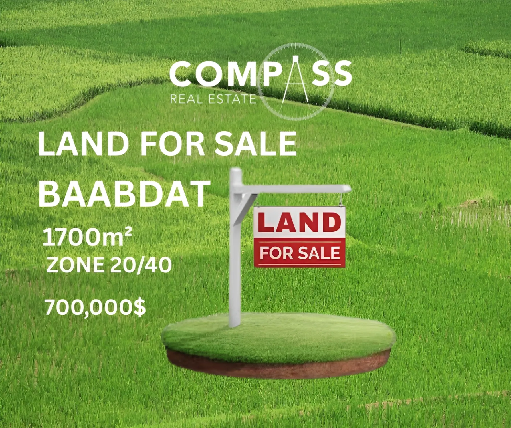 Land for Sale in Baabdat, Lebanon