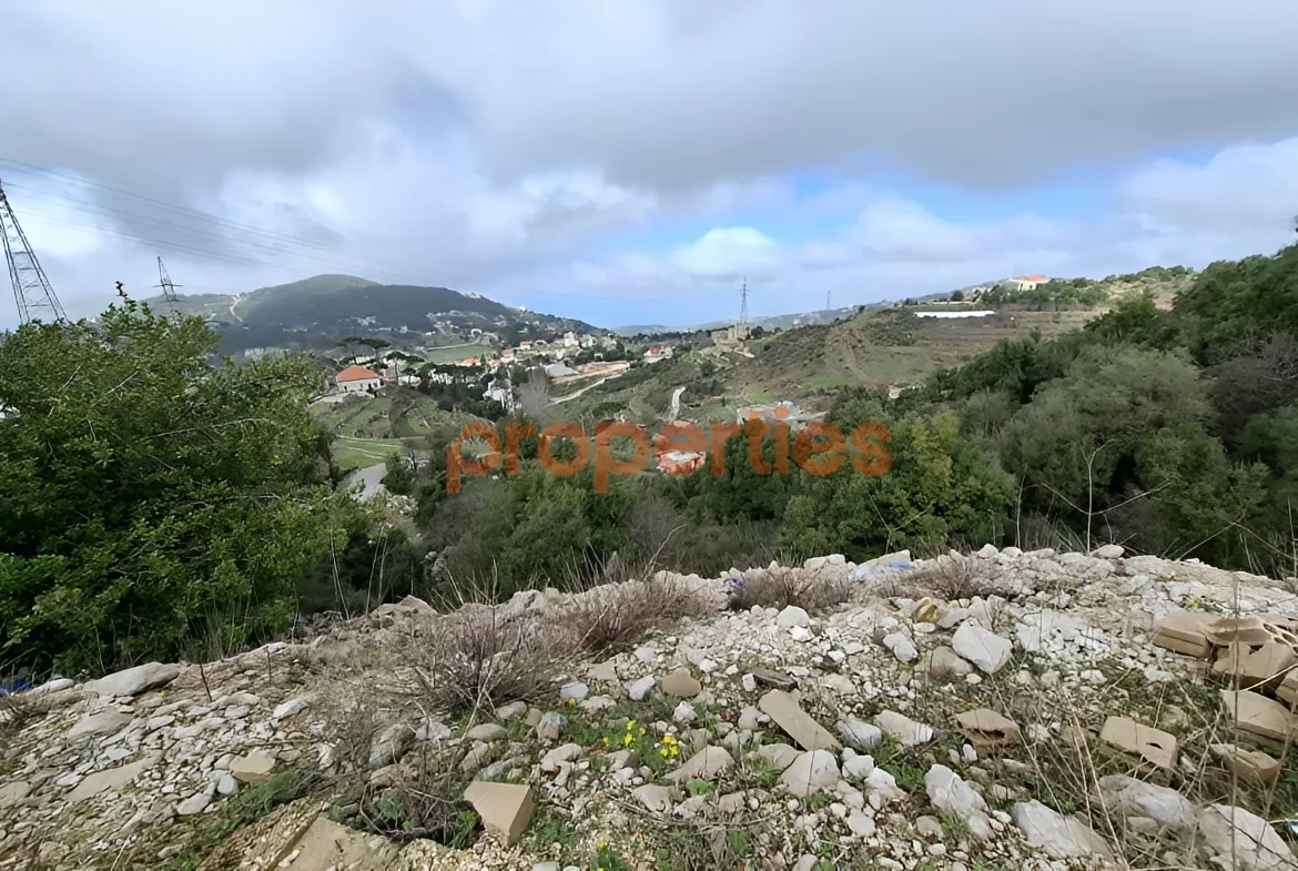 Residential Land for Sale in Chahtoul