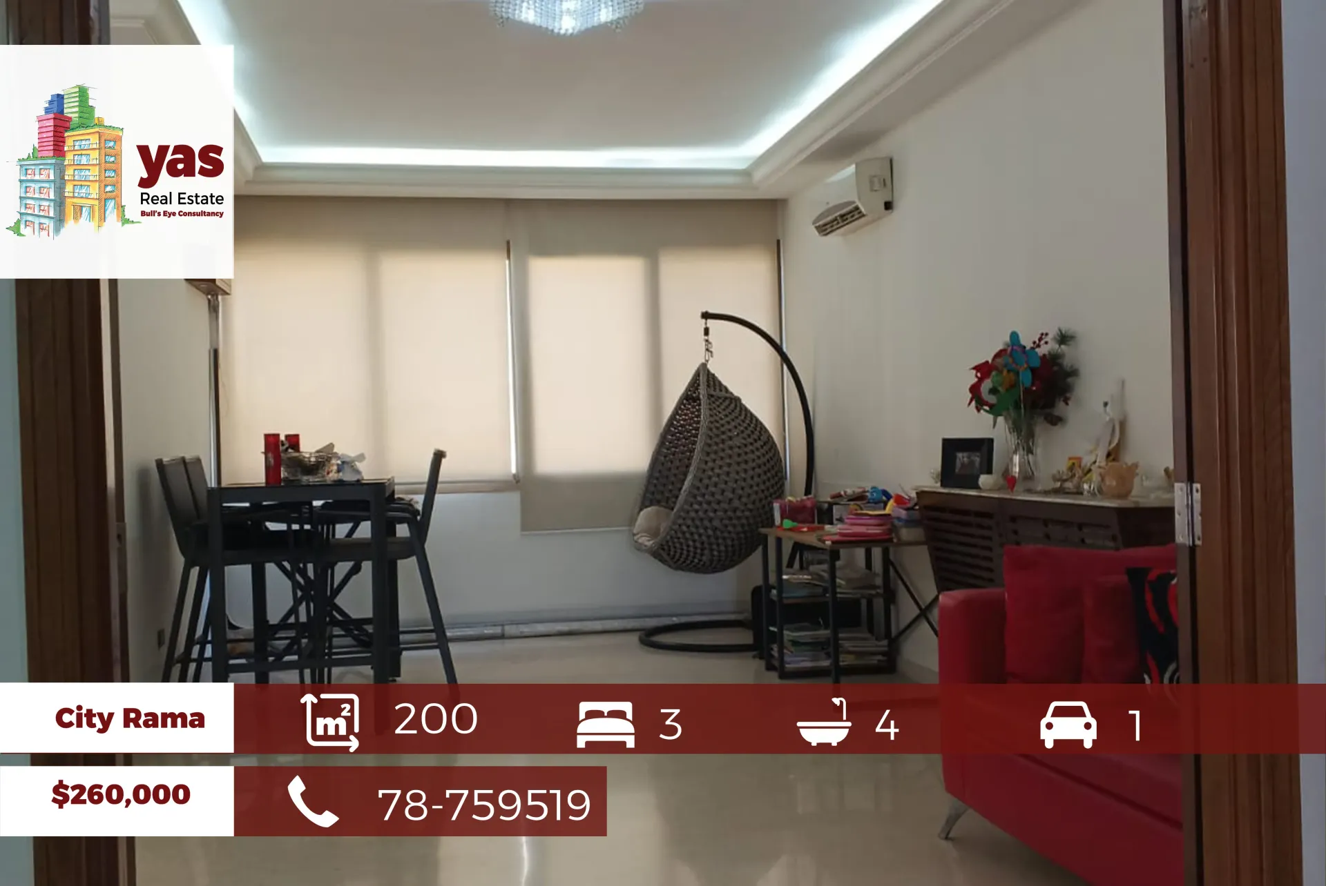 Apartment for Sale in Dekwaneh - 3 bed, 4 bath