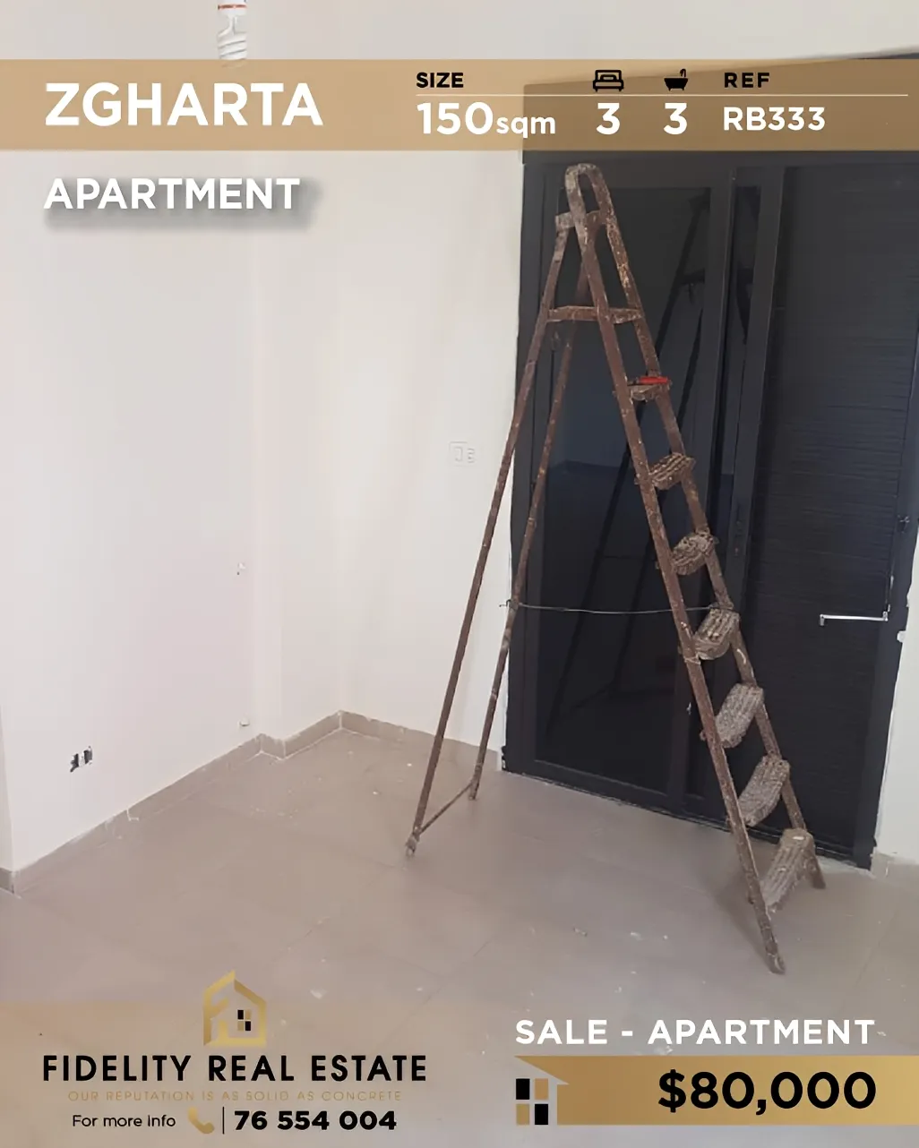 Apartment for sale in Zgharta, Lebanon - 3 bed, 3 bath