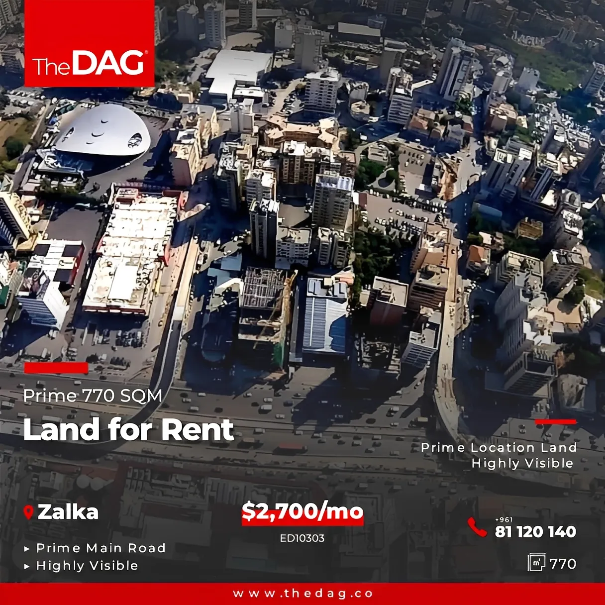 Land for Rent in Jal El Dib, Lebanon