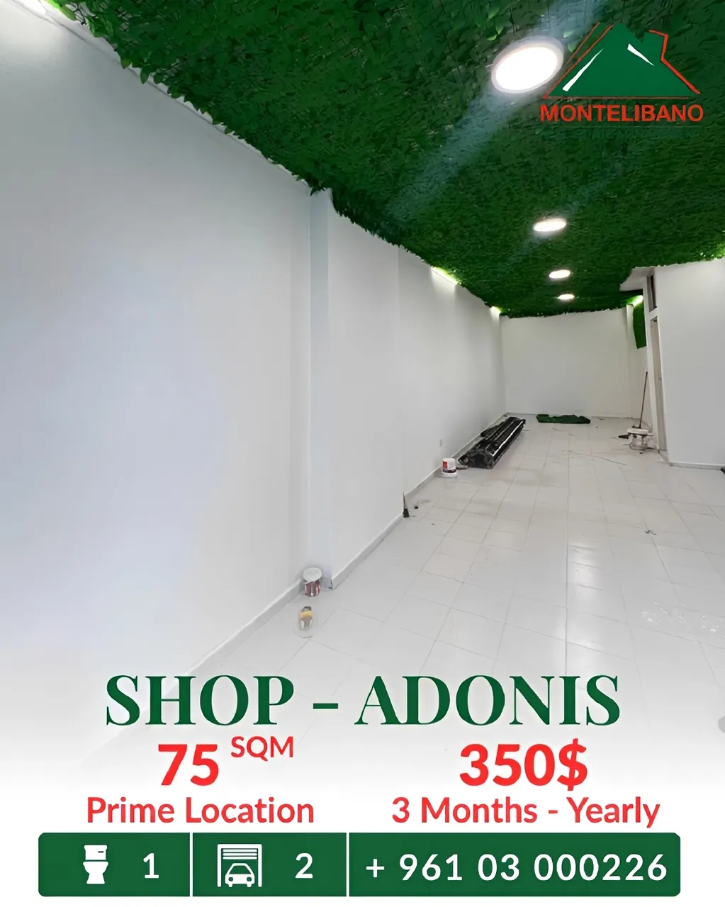 Shop for rent in Zouk Mosbeh