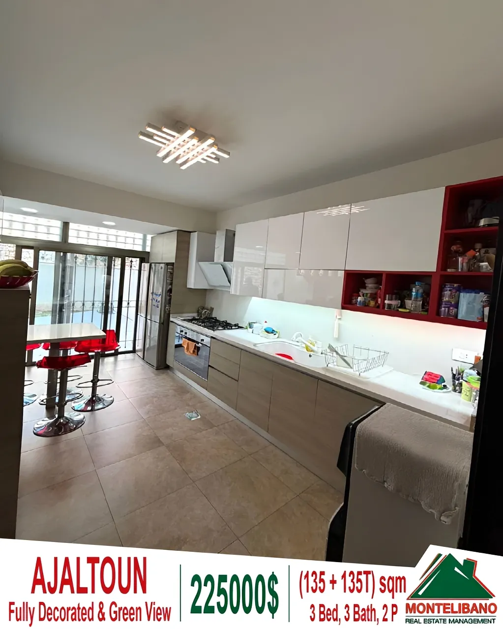 Apartment for sale in Ajaltoun, Lebanon