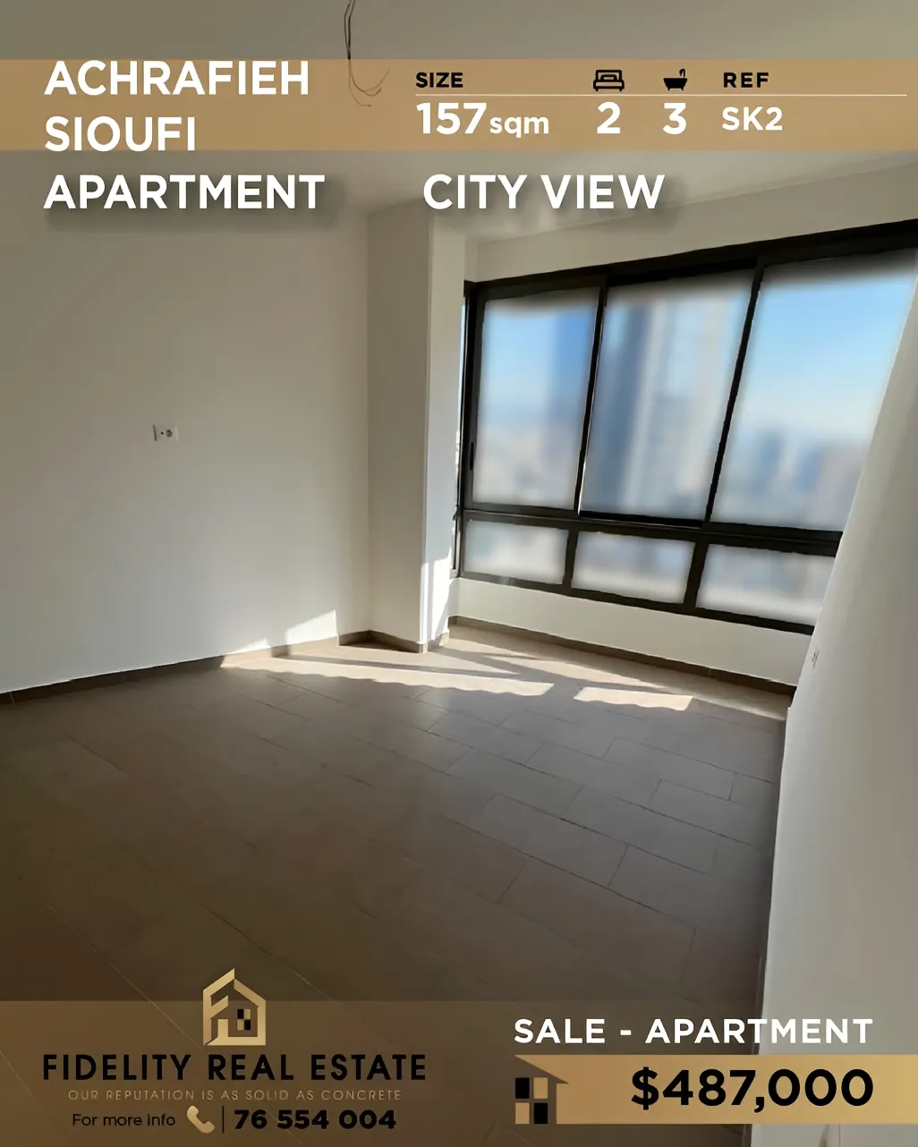 Apartment for sale in Achrafieh