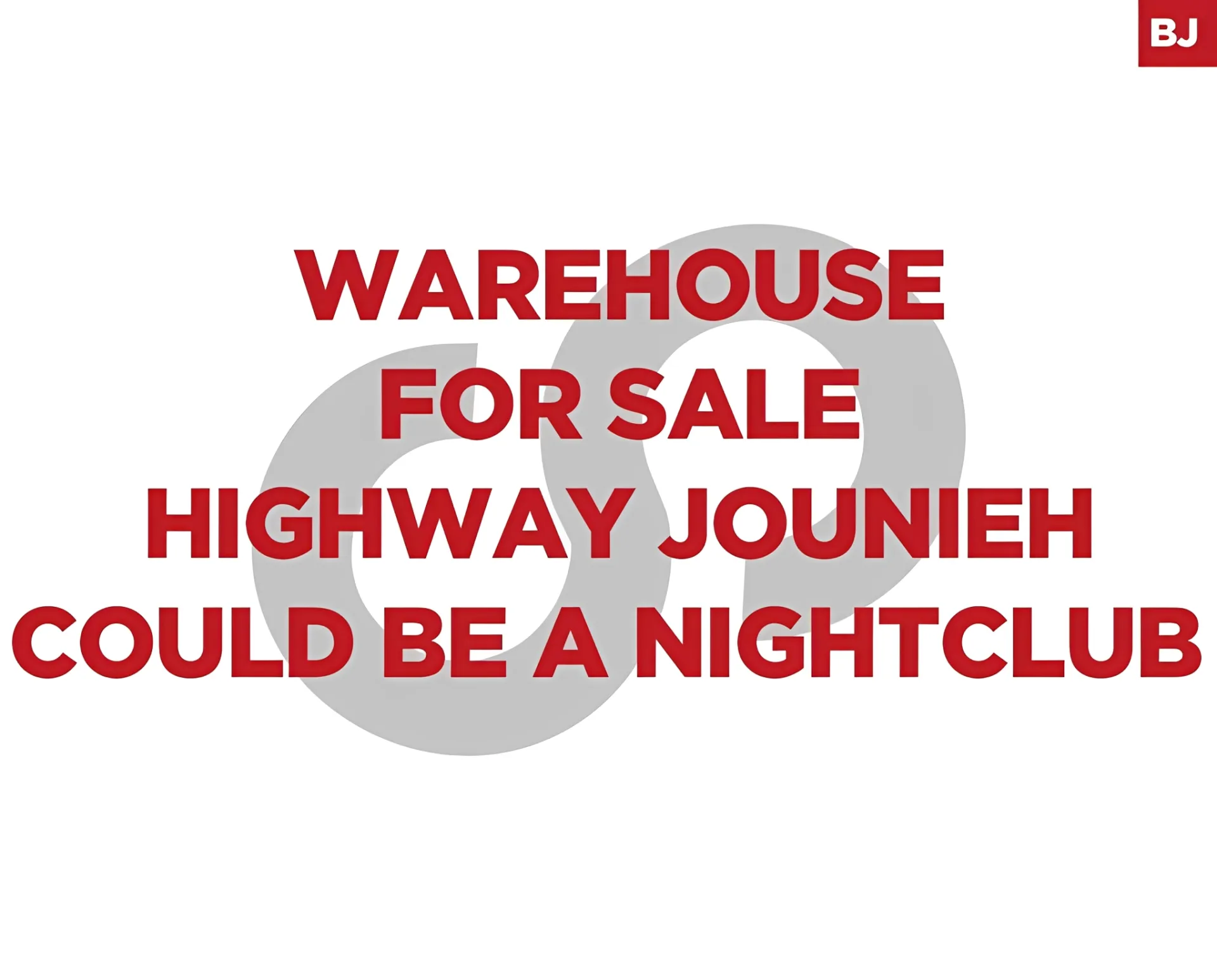 Warehouse for Sale in Jounieh