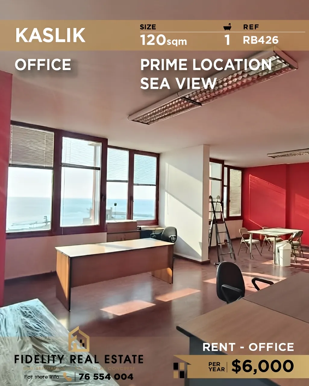 Office for rent in Kaslik, Lebanon